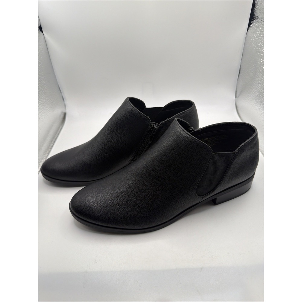 Kensie‎ Sammy Short Boots Women's Black Side-Zip. Easy On Size 8.5 Black